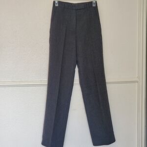 Sisley Women's Gray Trousers  Woolmark Made In Italy Sz 38